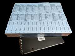 Kuru Temizleme Teslimat Fişi, 1000lik cilt Fiber Etiket, Hydrofix, Fiber Etiketleme